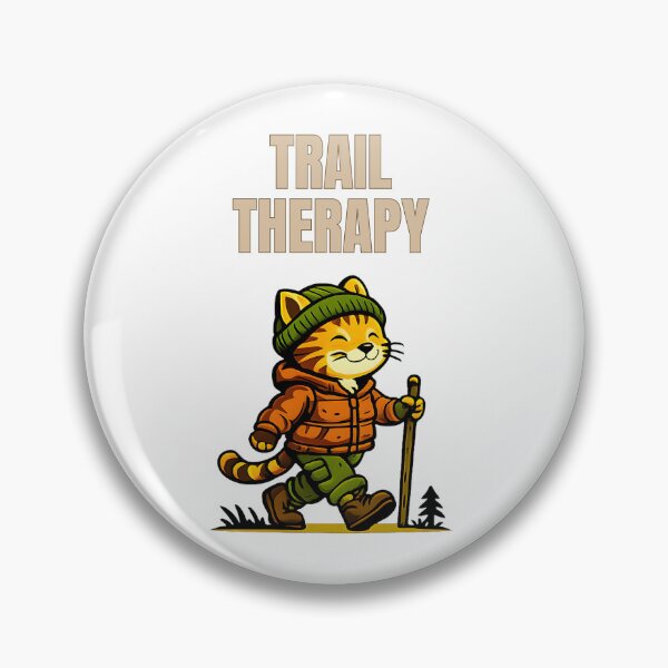 Item preview, Trail Therapy Cat Shirt, Minimalist Hiking Cat Tee, Cat Lover Gift, Cute Cat Shirt, Outdoor Cat Tee, Trail Gift T-Shirt designed and sold by GroveLaneCreative.