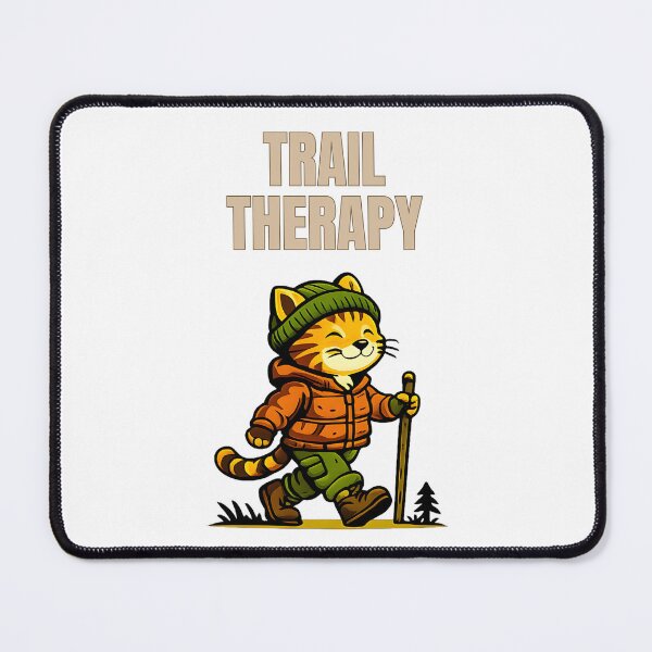 Item preview, Trail Therapy Cat Shirt, Minimalist Hiking Cat Tee, Cat Lover Gift, Cute Cat Shirt, Outdoor Cat Tee, Trail Gift T-Shirt designed and sold by GroveLaneCreative.