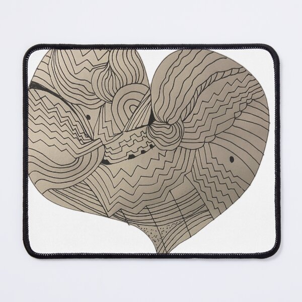 Item preview, Pen and ink zentangle heart designed and sold by Mind-Unraveled.