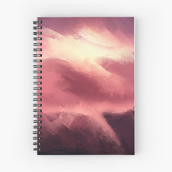 Item preview, Ethereal Crimson Sunset & Textured Sky Abstract Design designed and sold by Manga moshi .