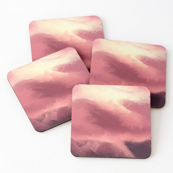 Item preview, Ethereal Crimson Sunset & Textured Sky Abstract Design designed and sold by Manga moshi .