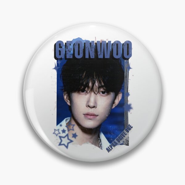 Item preview, ALPHA DRIVE ONEe (ALD1) Geonwoo Global KPOP Boy Group Black and White Collage Digital Art Portrait designed and sold by AJUNICE STUDIO.