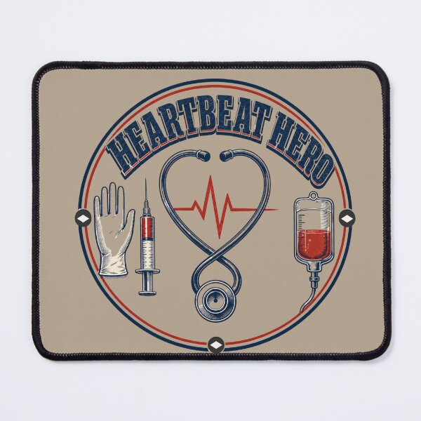 Item preview, Heartbeat Hero Nurse designed and sold by freshwear design.