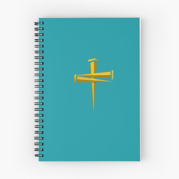 Item preview, Golden Three Nails Cross - Christian Faith Symbol designed and sold by TrexInspiration.