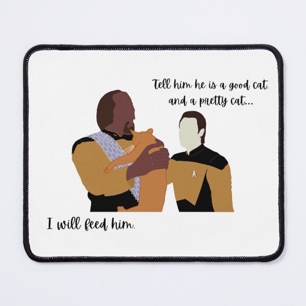 Item preview, Worf Will Take Care of Spot designed and sold by RoseDesigns05.