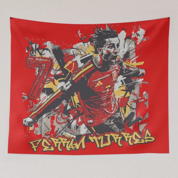 Item preview, Ferran Torres : Graffiti Street Art Soccer Design designed and sold by EvulAtheng Designs.