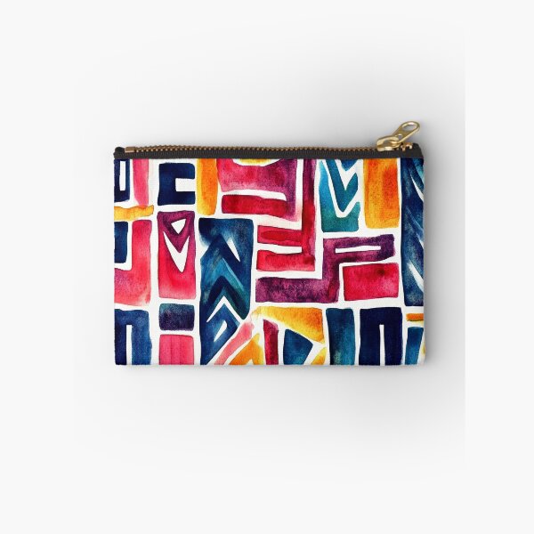 Item preview, Aztec-Style Colorful Abstract Geometric Designs Vibrant Pattern designed and sold by DEC02.