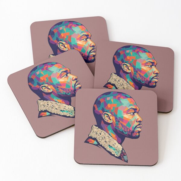Item preview, 50 Cent Colorful Low Poly Portrait designed and sold by ramo7.