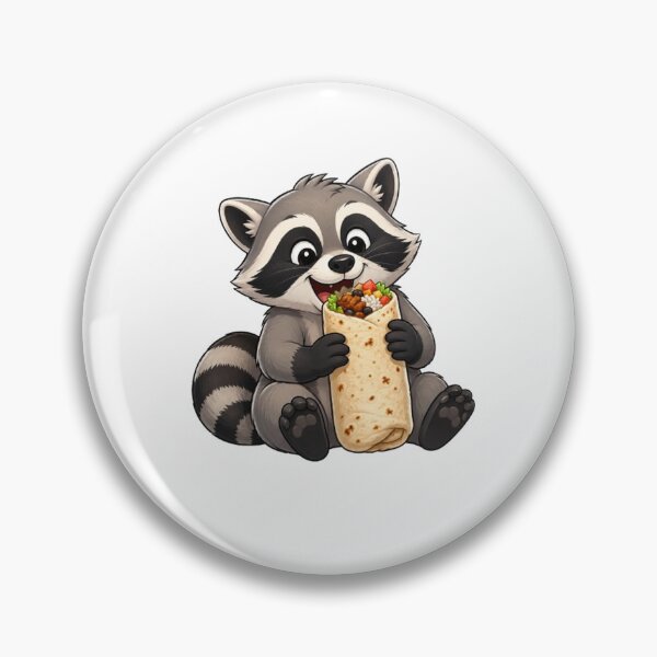 Item preview, raccoon burrito designed and sold by Gokuxtreme.