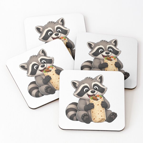 Item preview, raccoon burrito designed and sold by Gokuxtreme.