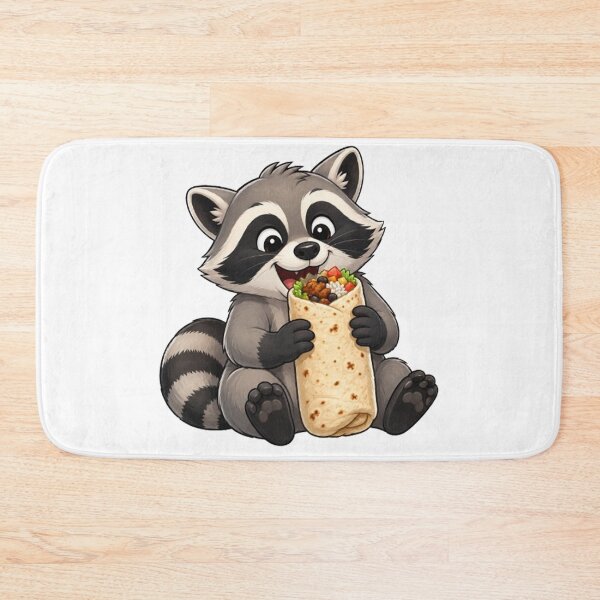 Item preview, raccoon burrito designed and sold by Gokuxtreme.