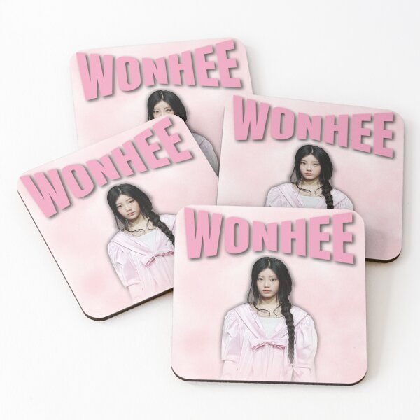 Item preview, Wonhee ILLIT Art (For Art Boards & Coasters) designed and sold by sakuzwon.