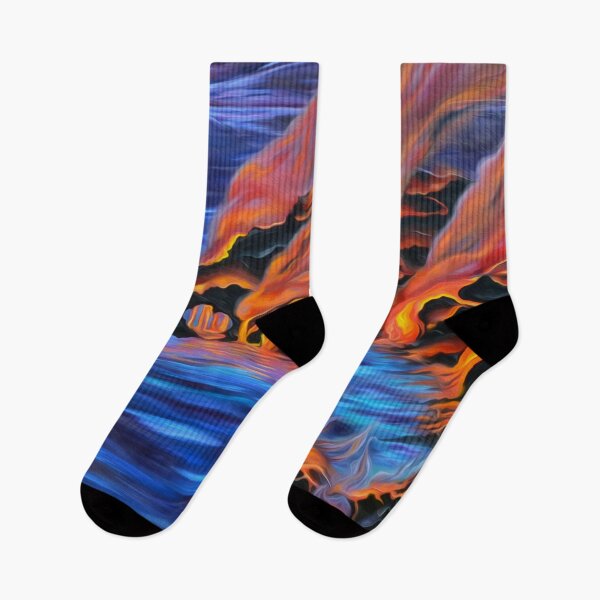 Item preview, The Dance of Pele & Kanaloa designed and sold by RachaelRayArt.