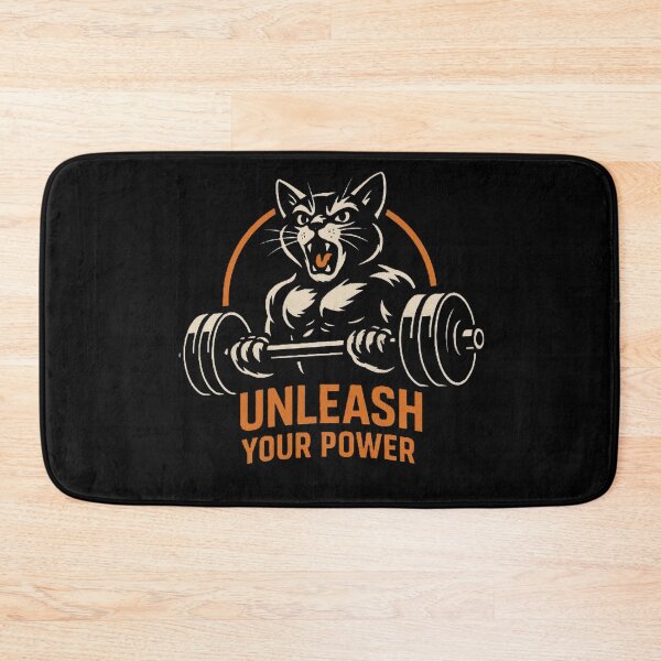 Item preview, Claws Out Weights Up Funny Gym Cat – Weightlifting Cat Lover Design, Funny Fitness Gift designed and sold by AYACHI90.