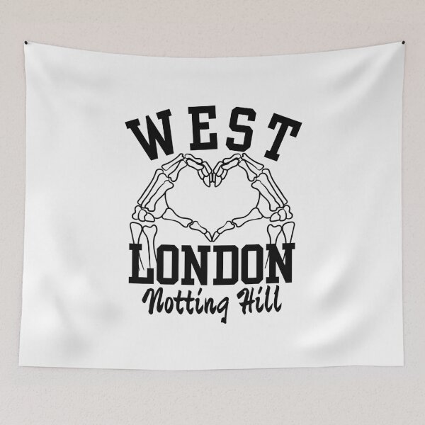 Item preview, Notting Hill West London Skeleton Heart  designed and sold by HYPNK.