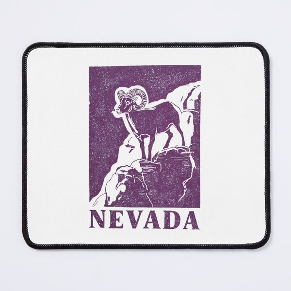 Item preview, Nevada Bighorn Sheep Block Print designed and sold by tiigerdad.