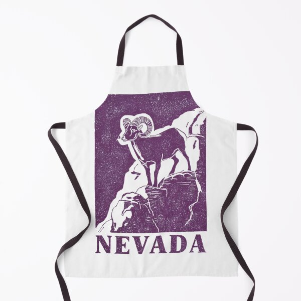 Item preview, Nevada Bighorn Sheep Block Print designed and sold by tiigerdad.