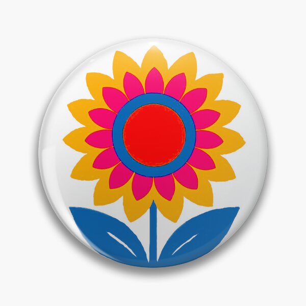 Item preview, Retro Flower designed and sold by ViaARTfactory.