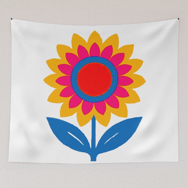 Item preview, Retro Flower designed and sold by ViaARTfactory.