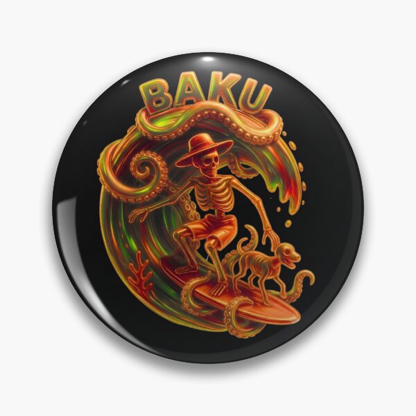 Item preview, Skeleton on Puerto Rico surfboard by Baku designed and sold by Proyect_Baku.
