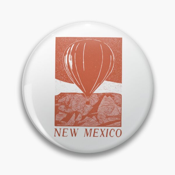Item preview, New Mexico Hot Air Balloon Block Print designed and sold by tiigerdad.