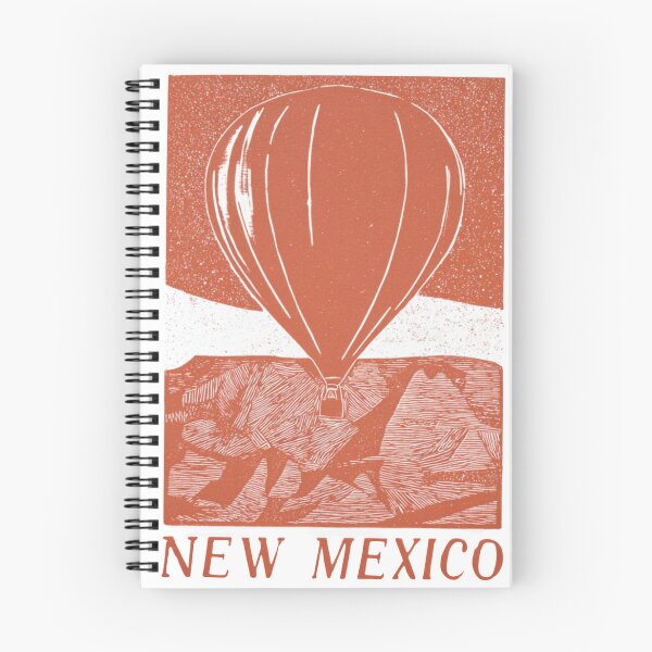 Item preview, New Mexico Hot Air Balloon Block Print designed and sold by tiigerdad.