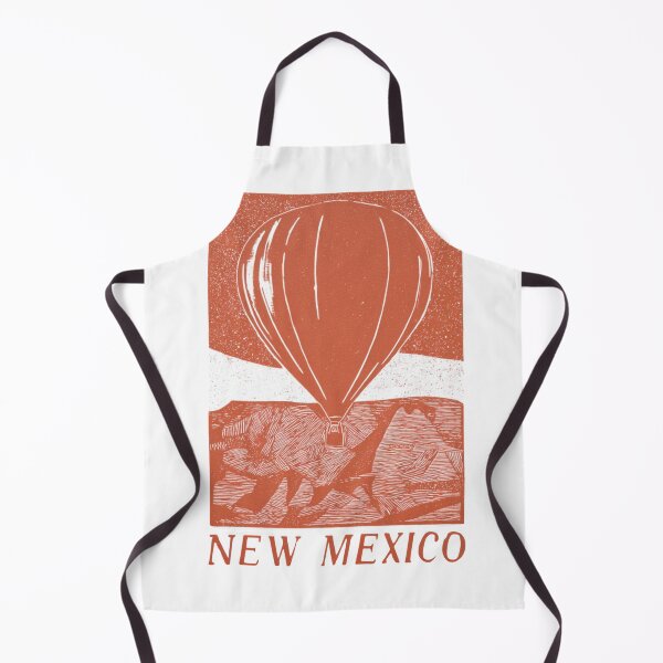 Item preview, New Mexico Hot Air Balloon Block Print designed and sold by tiigerdad.