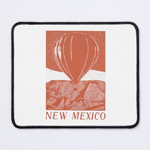 Item preview, New Mexico Hot Air Balloon Block Print designed and sold by tiigerdad.