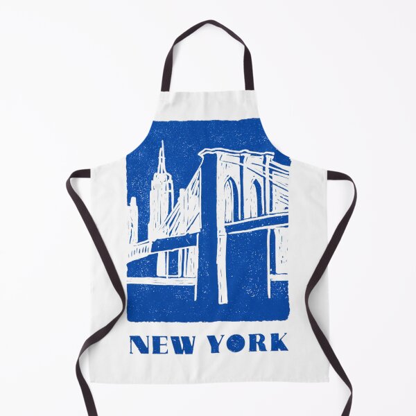 Item preview, New York City Skyline Block Print Art designed and sold by tiigerdad.