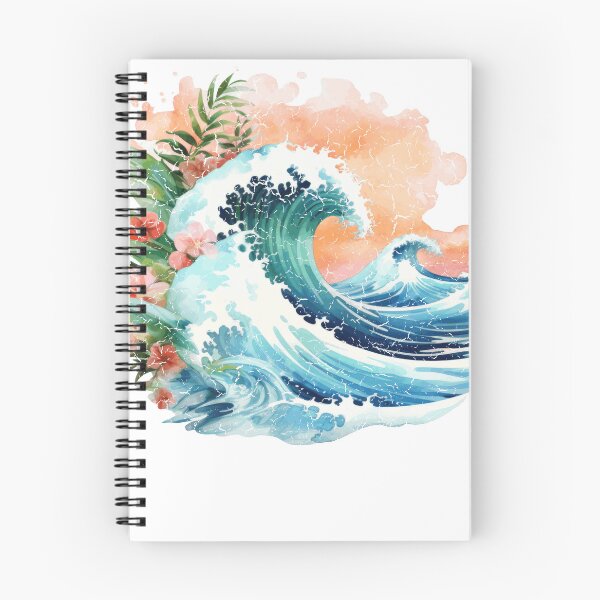 Item preview, Ocean Wave Tropical Surfing Beach Lover designed and sold by HeritageLineart.
