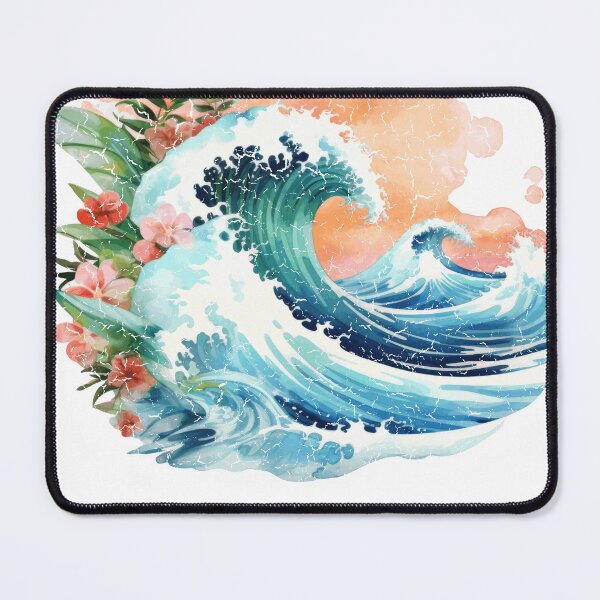 Item preview, Ocean Wave Tropical Surfing Beach Lover designed and sold by HeritageLineart.