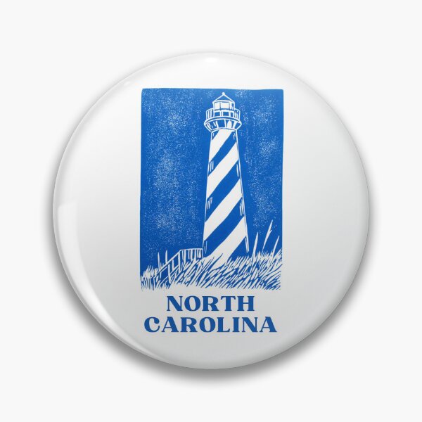 Item preview, North Carolina Lighthouse Block Print designed and sold by tiigerdad.