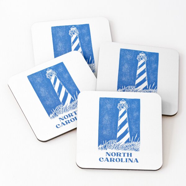 Item preview, North Carolina Lighthouse Block Print designed and sold by tiigerdad.