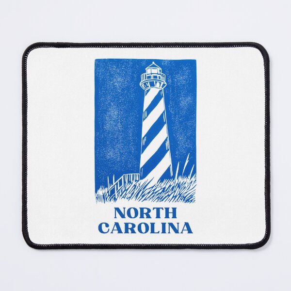 Item preview, North Carolina Lighthouse Block Print designed and sold by tiigerdad.