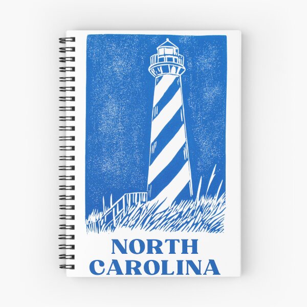 Item preview, North Carolina Lighthouse Block Print designed and sold by tiigerdad.