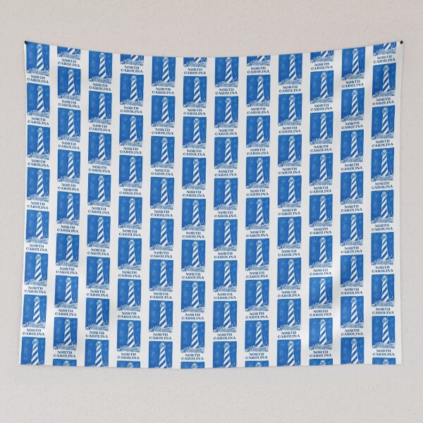 Item preview, North Carolina Lighthouse Block Print designed and sold by tiigerdad.
