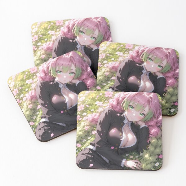 Item preview, Mitsuri Kanroji Demon Slayer Sunlit Flower Garden designed and sold by mildaclairmo.