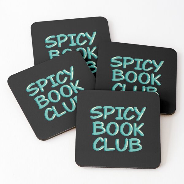 Item preview, Spicy Book Club Neon Green Teal Romance Reader designed and sold by alexmaushaus.