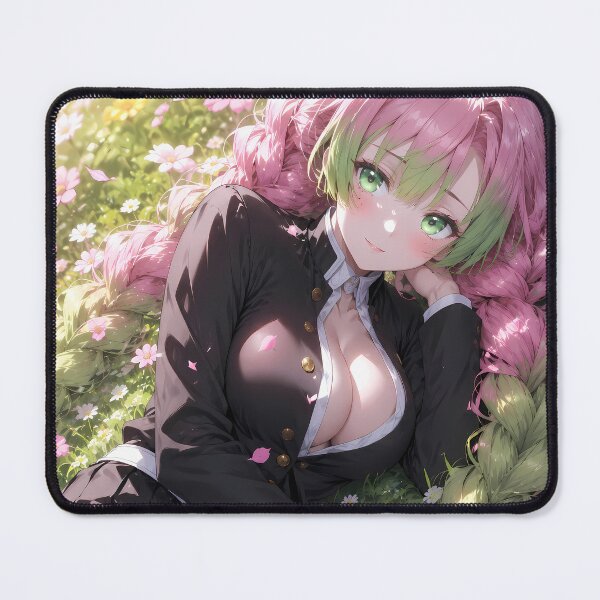 Item preview, Mitsuri Kanroji Demon Slayer Sunlit Flower Garden designed and sold by mildaclairmo.