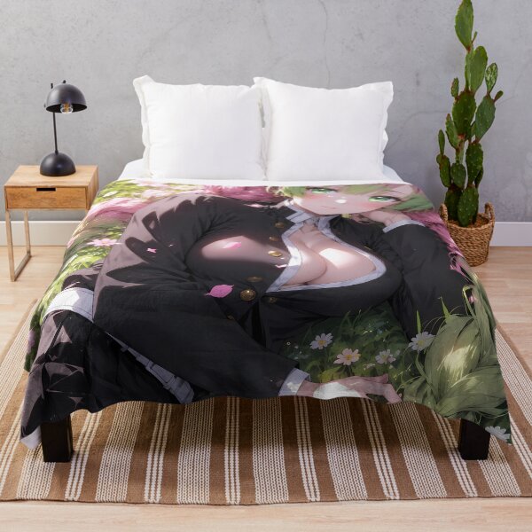 Item preview, Mitsuri Kanroji Demon Slayer Sunlit Flower Garden designed and sold by mildaclairmo.