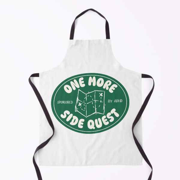 Item preview, One More Side Quest | Funny ADHD Illustration designed and sold by aziza-doodles.