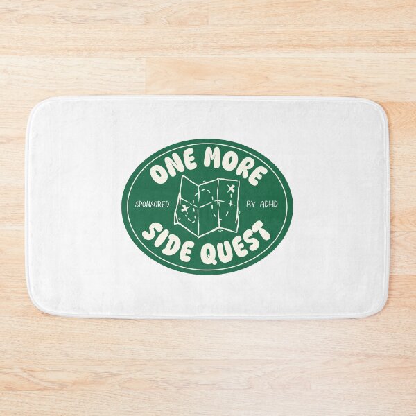 Item preview, One More Side Quest | Funny ADHD Illustration designed and sold by aziza-doodles.