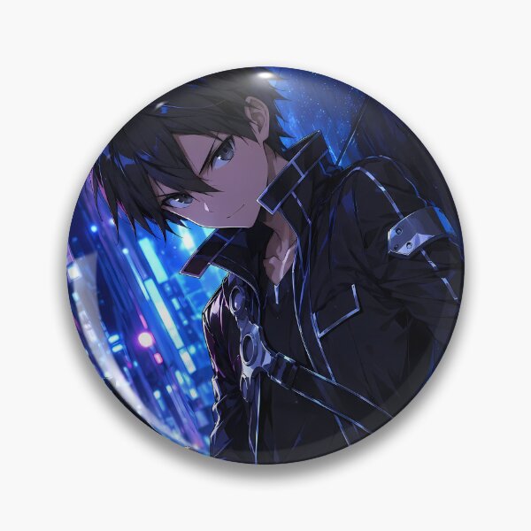 Item preview, Kirito Sword Art Online Neon City Night designed and sold by mildaclairmo.