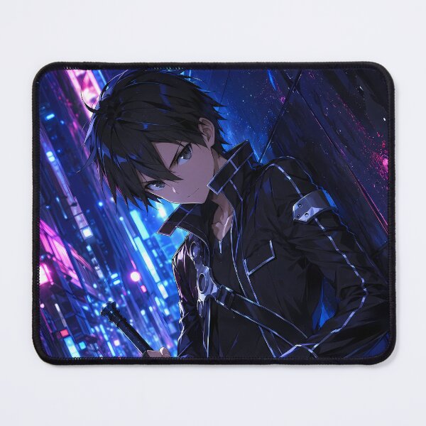 Item preview, Kirito Sword Art Online Neon City Night designed and sold by mildaclairmo.