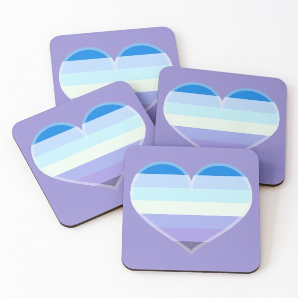 Item preview, Demiboy Gradient Pride Heart [Purple Edition] designed and sold by Roxzania.