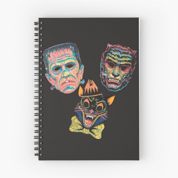 Item preview, 3 Vintage Halloween Masks  designed and sold by PrairieWitch.