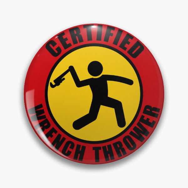 Item preview, Certified Wrench Thrower designed and sold by Tradeology.