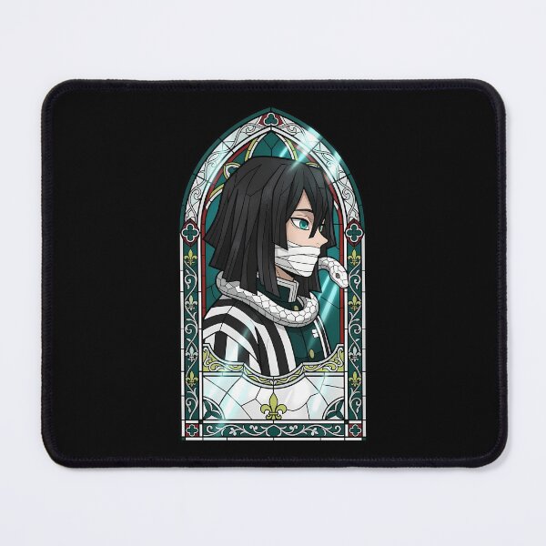 Item preview, Obanai Iguro Demon Slayer Sacred Stained Glass Window Side designed and sold by mildaclairmo.