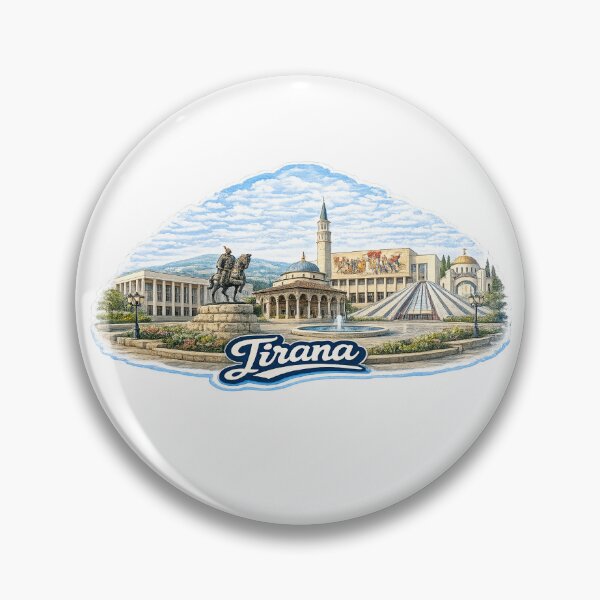 Item preview, Tirana Skyline designed and sold by GridiStudio.