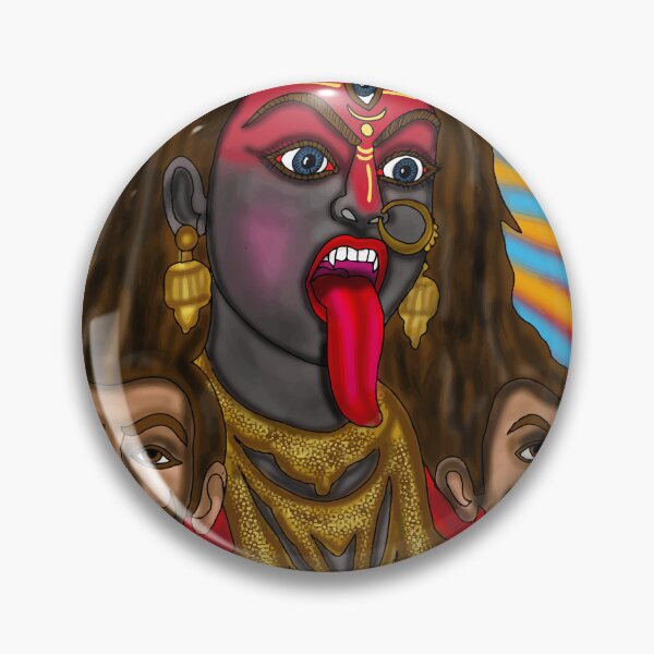 Item preview, Goddess Kali Artwork | Divine Hindu Goddess Digital Painting Illustration designed and sold by Harshit_Digital_Arts.